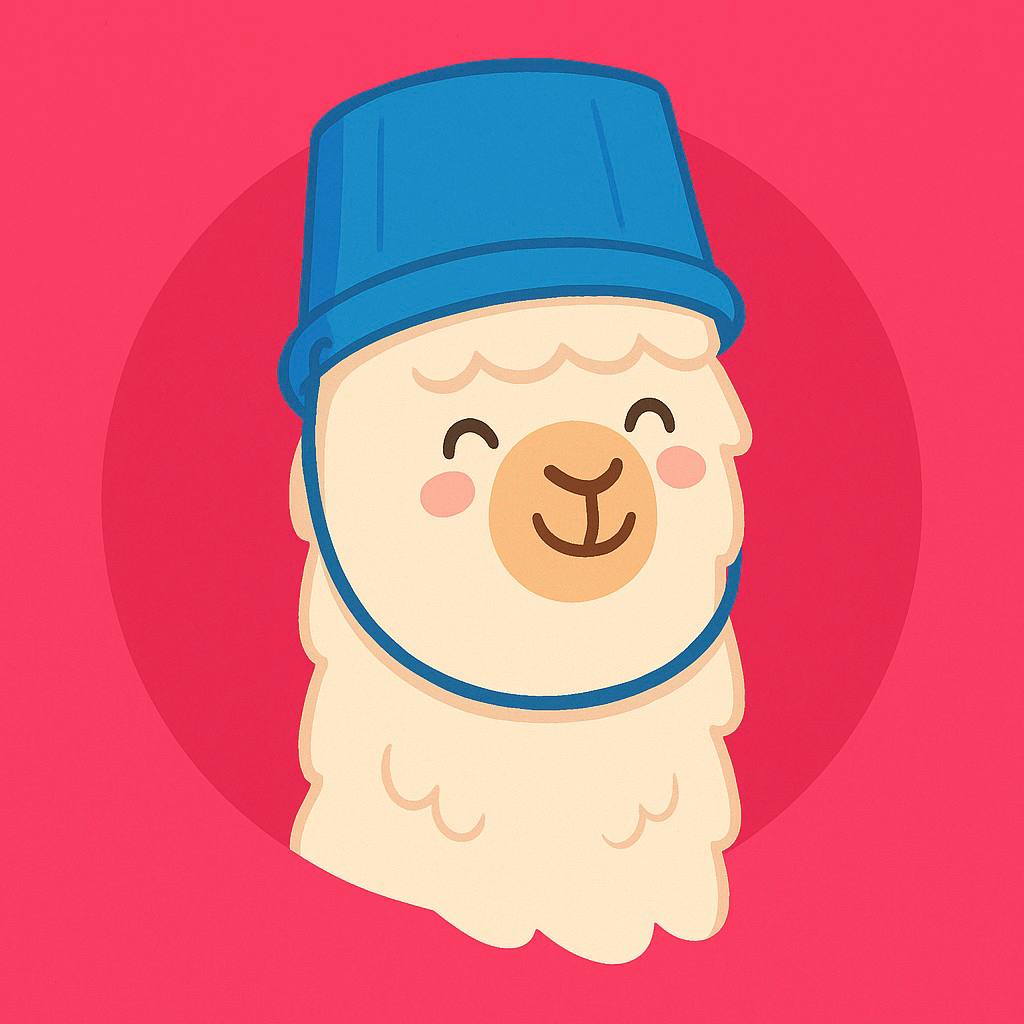 Cleaning Llamas Mascot